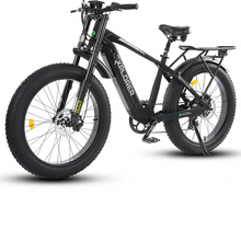 Load image into Gallery viewer, Ecotric Explorer 26 inches 48V Fat Tire Electric Bike with Rear Rack (EXP-MB)