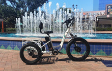Load image into Gallery viewer, Emojo Caddy PRO Electric Fat Tire 3 Wheel Tricycle/Trike Beach Cruiser - Ebikecentric