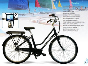 MICARGI LUMIA City Cruiser Step-Through Electric Mountain Bicycle 250W 36V/7.8ah 26" Ebike - Ebikecentric