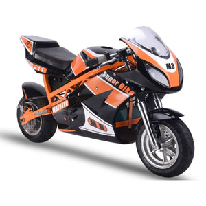 MotoTec 1000w 48v Electric Superbike Black - Ebikecentric