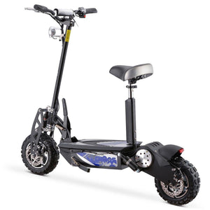 MotoTec Chaos 2000w 60v Electric Scooter Black - Ebikecentric