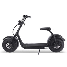 Load image into Gallery viewer, MotoTec Fat Tire 60v 18ah 2000w Lithium Electric Scooter Black - Ebikecentric