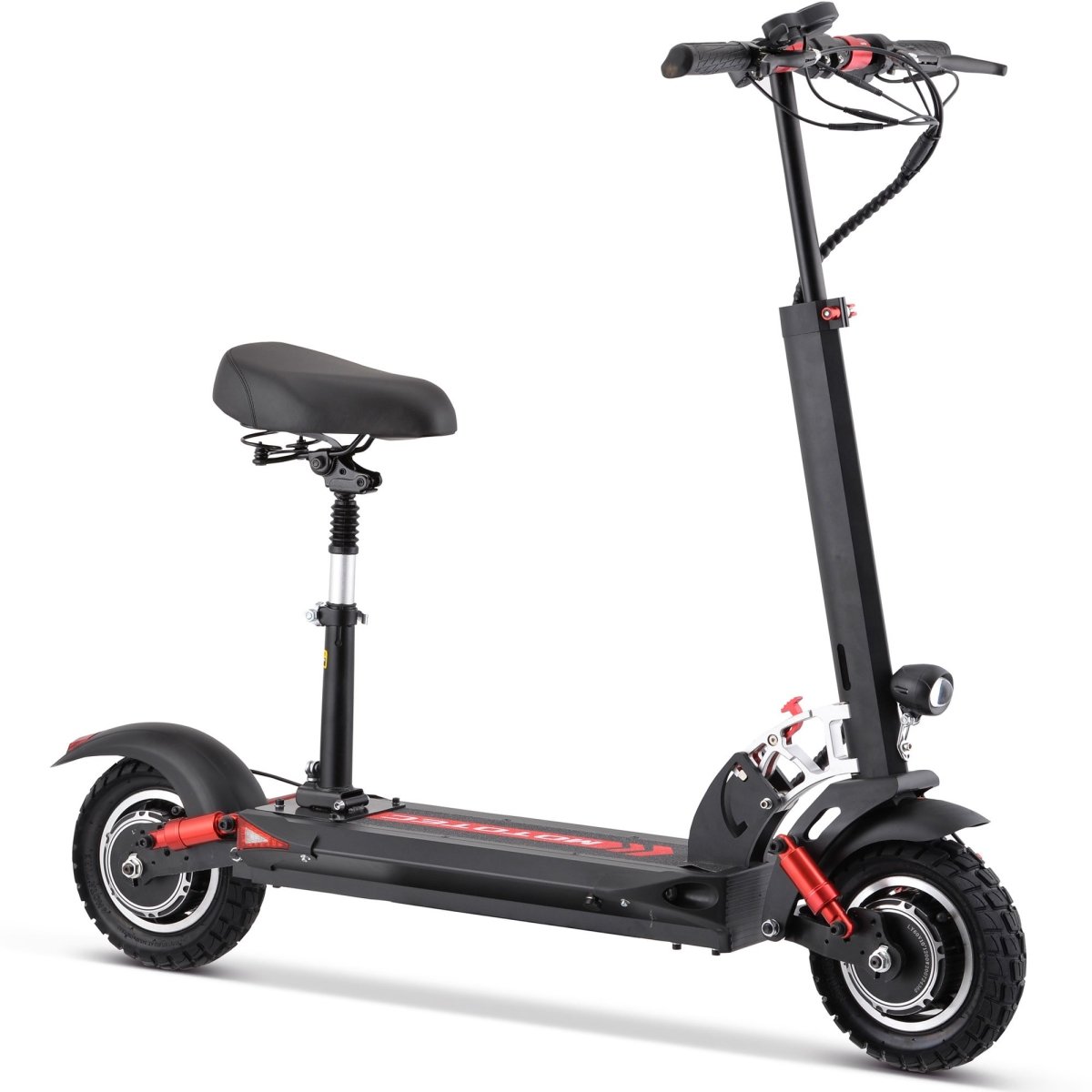 MotoTec Thor 60v 2400w Lithium Electric Scooter Black - Ebikecentric