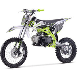 MotoTec X3 125cc 4-Stroke Gas Dirt Bike Green - Ebikecentric