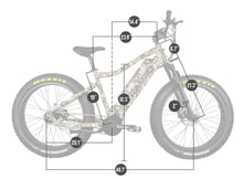 Load image into Gallery viewer, RAMBO BUSHWACKER 750W 48V/11.6AH Fat Tire Electric Hunting Ebike - Ebikecentric