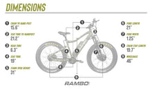 Load image into Gallery viewer, RAMBO Krusader 500W 48V/14AH 2WD Fat Tire Electric Hunting Ebike - Ebikecentric