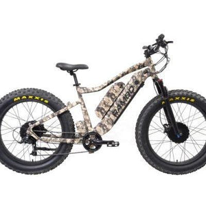 RAMBO MEGATRON 1000W 48V/17AH 2WD Fat Tire Electric Hunting Ebike - Ebikecentric