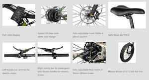 RAMBO PROWLER 1000XPE 1000W 48V/17AH Fat Tire Electric Hunting Ebike - Ebikecentric