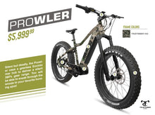 Load image into Gallery viewer, RAMBO PROWLER 1000XPE 1000W 48V/17AH Fat Tire Electric Hunting Ebike - Ebikecentric
