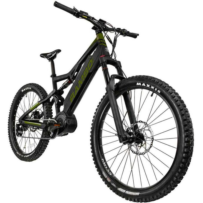 RAMBO RAMPAGE 1000W 48/21AH Full Suspension Fat Tire Electrical Hunting Ebike - Ebikecentric