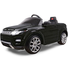 Load image into Gallery viewer, RASTAR Land Rover Evoque 12v Black Kids Ride On Toy Remote Controlled - Ebikecentric